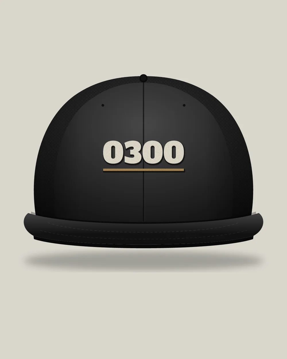 0300 Club Trucker, Black, view 4