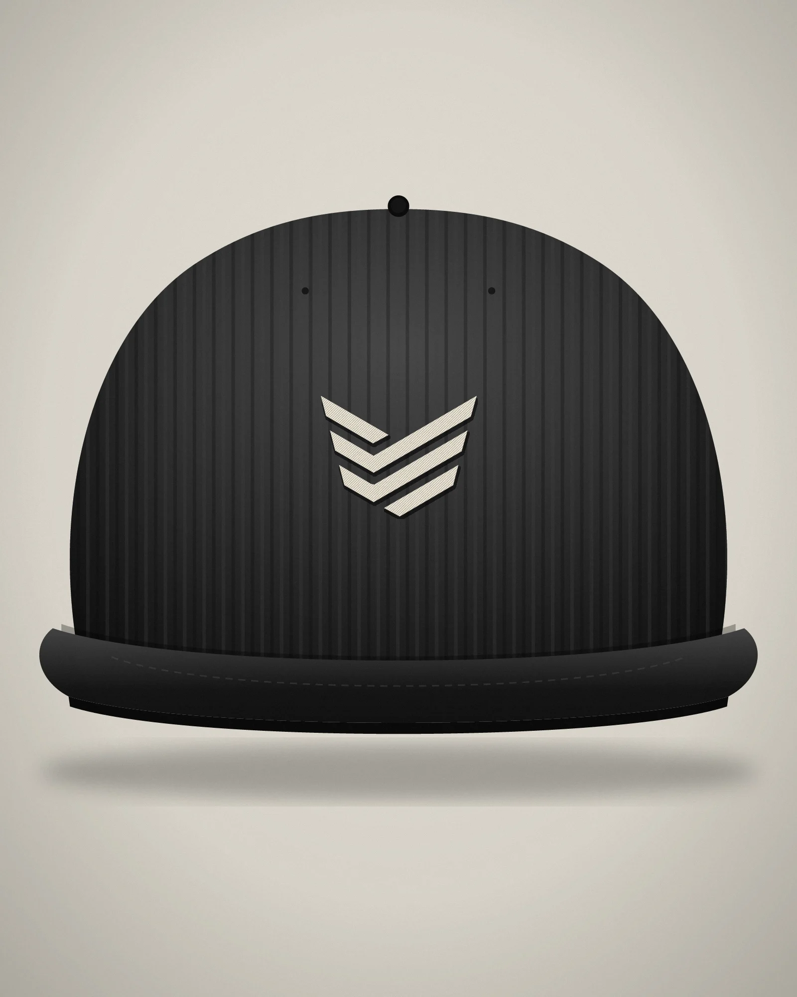 Chevron Mark Corduroy Cap