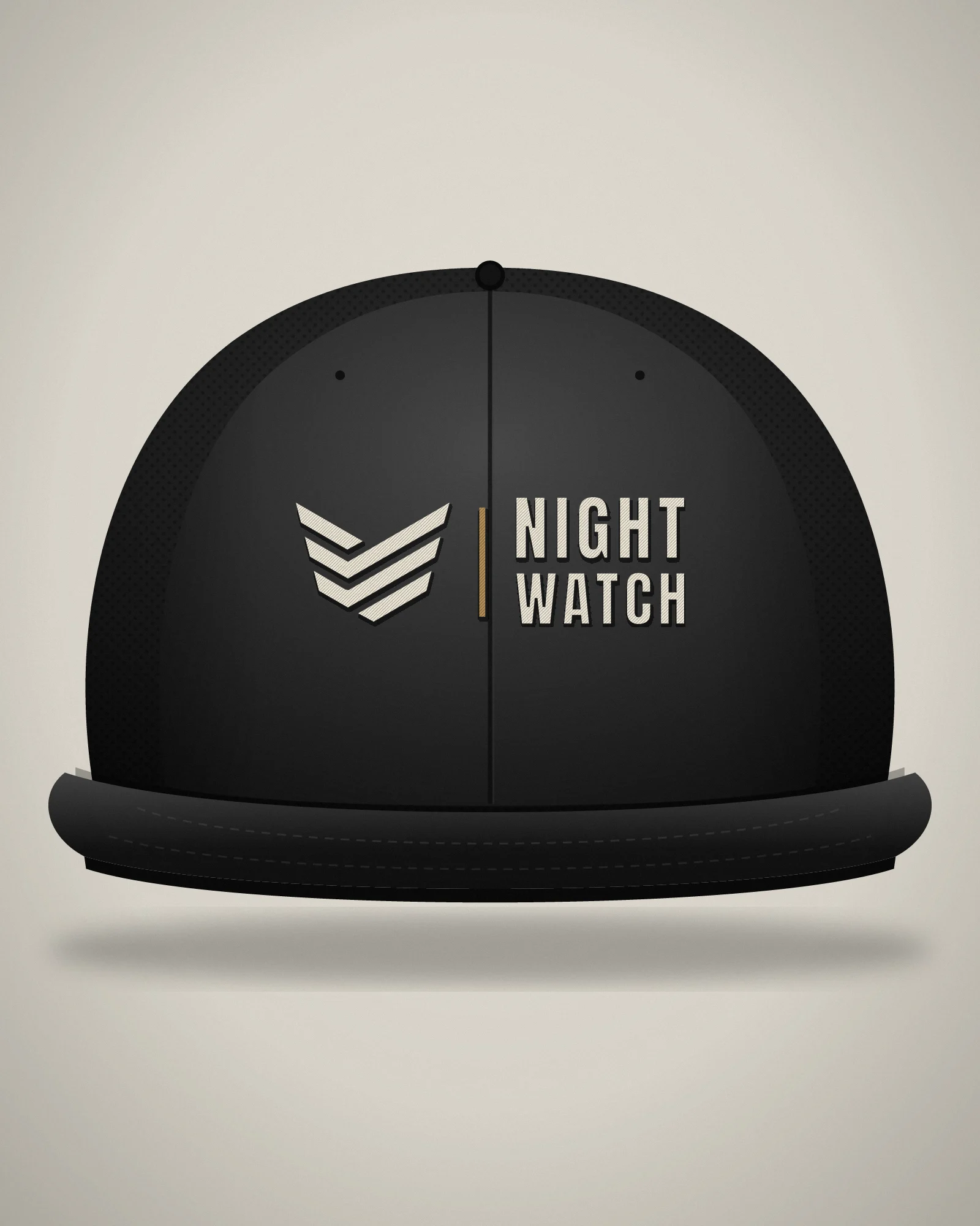 Night Watch Foam Trucker, Black