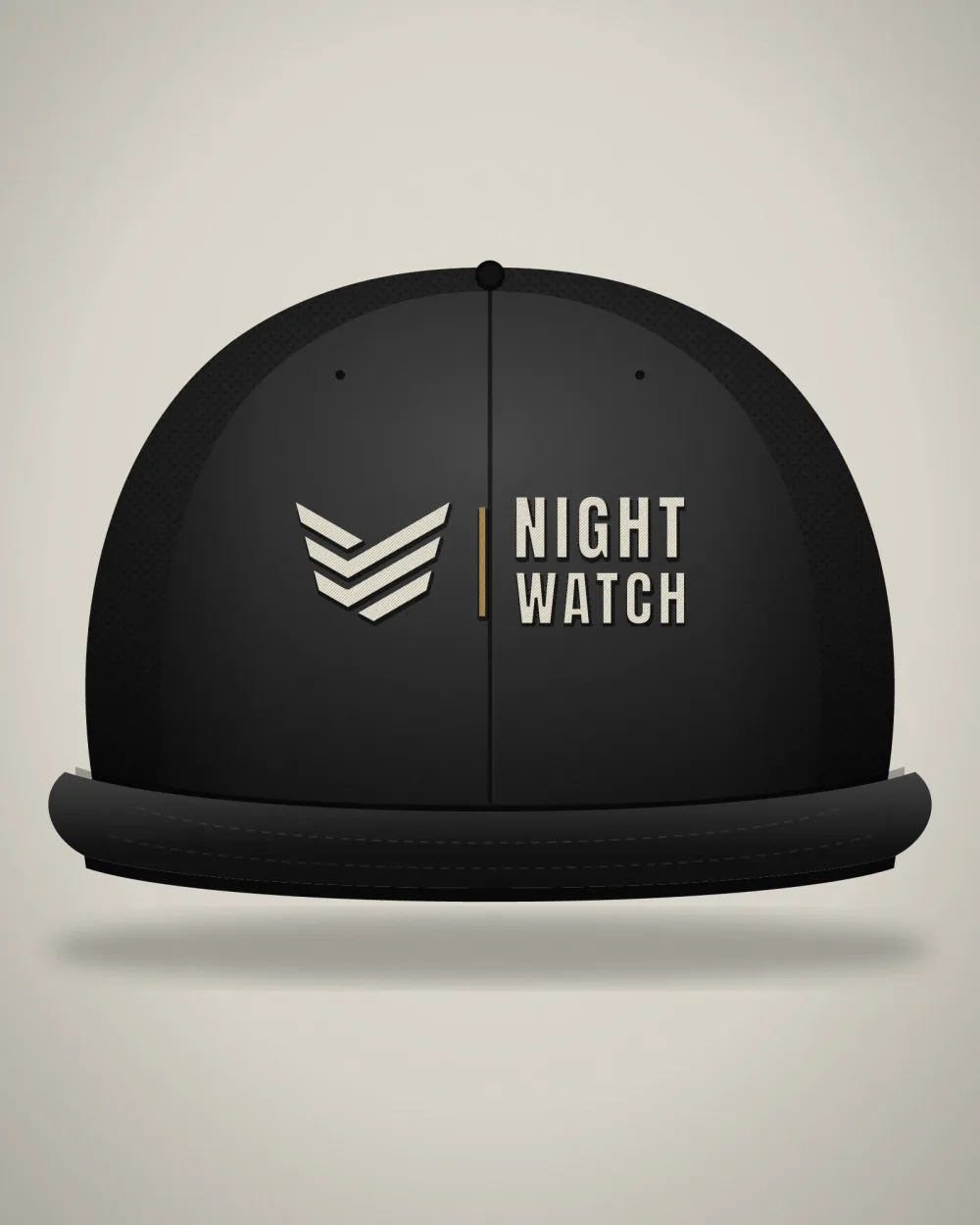 Night Watch Foam Trucker, Black, view 2