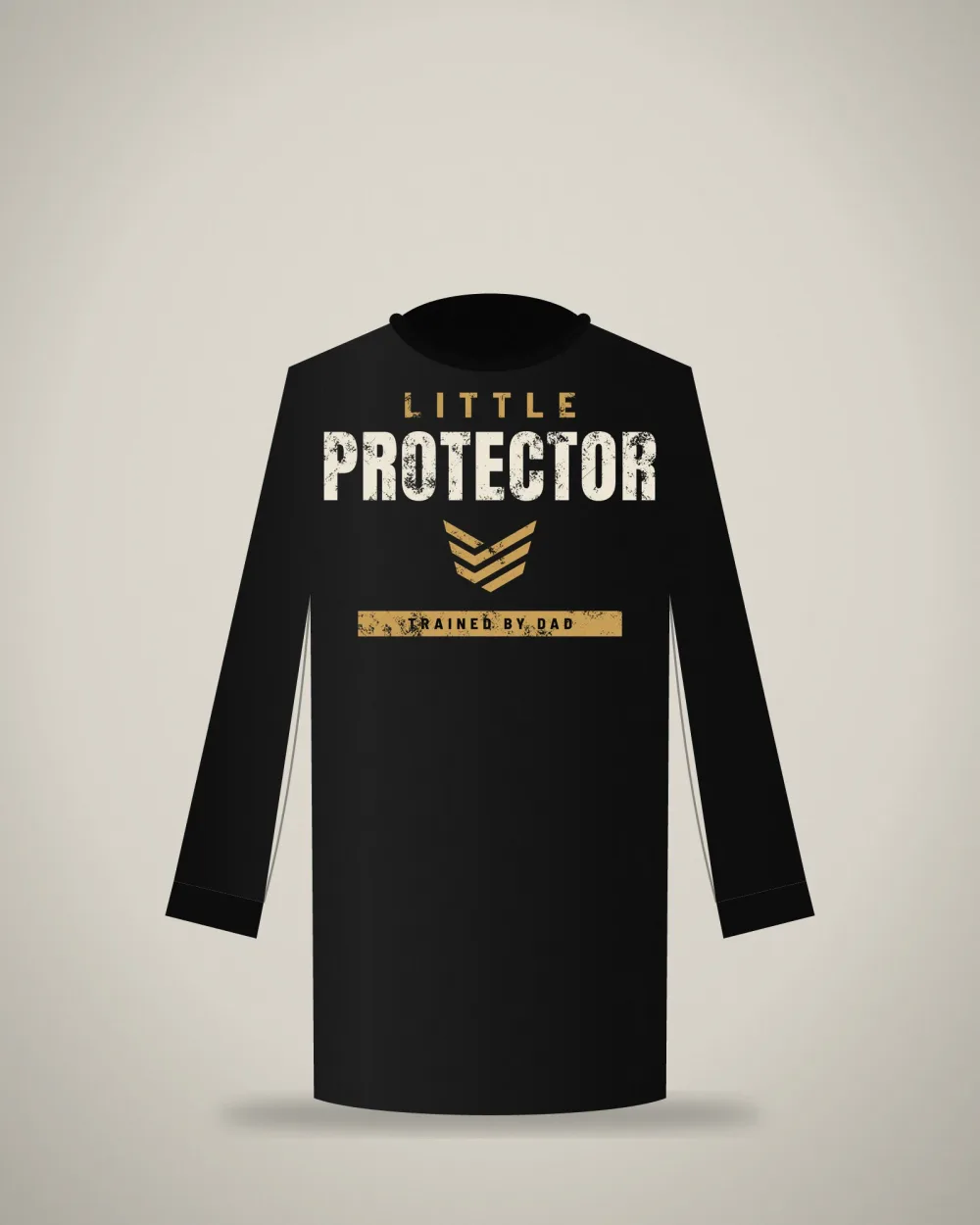 Little Protector Long Sleeve, Black, view 2