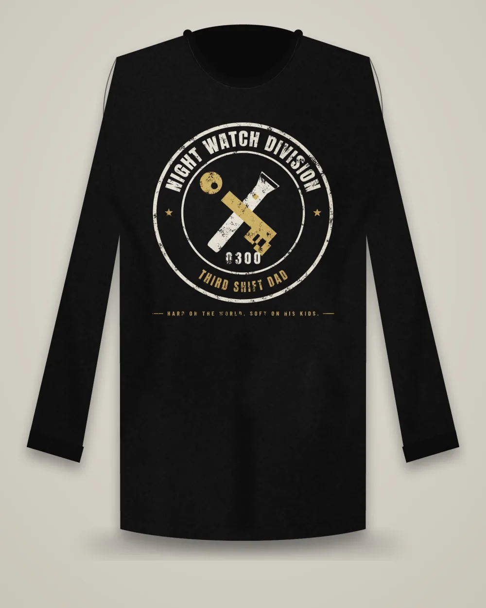 Night Watch Division Long Sleeve, Black, view 2