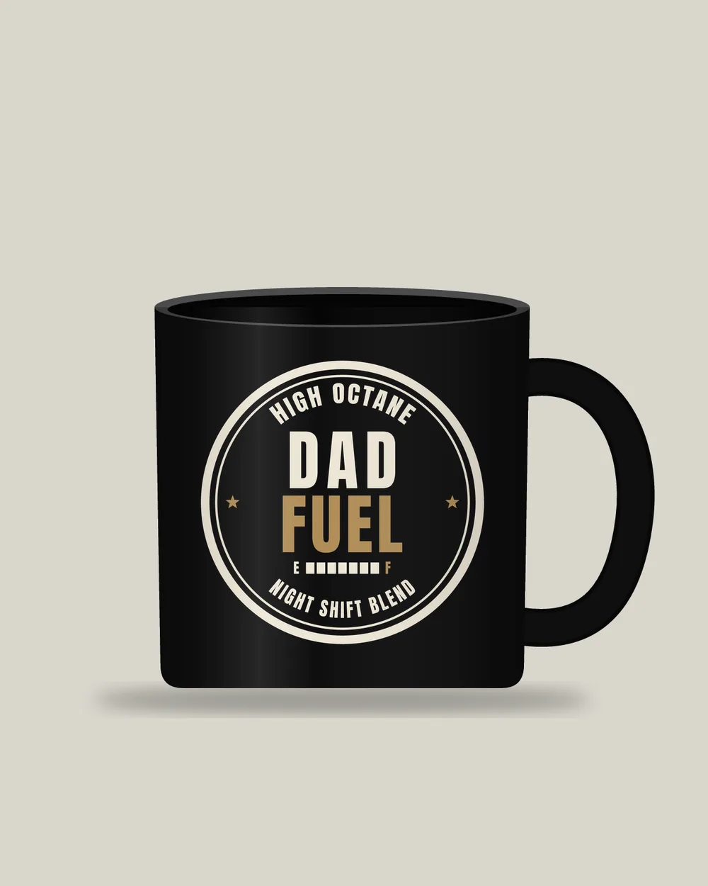 Dad Fuel Mug, Black, view 5