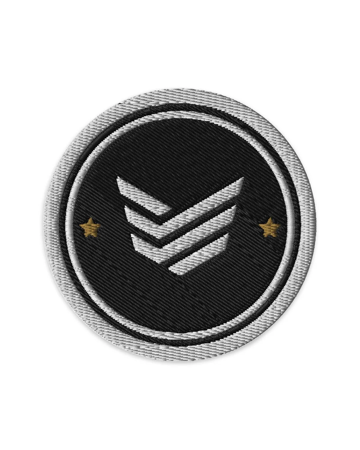 Chevron Mark Patch, Black