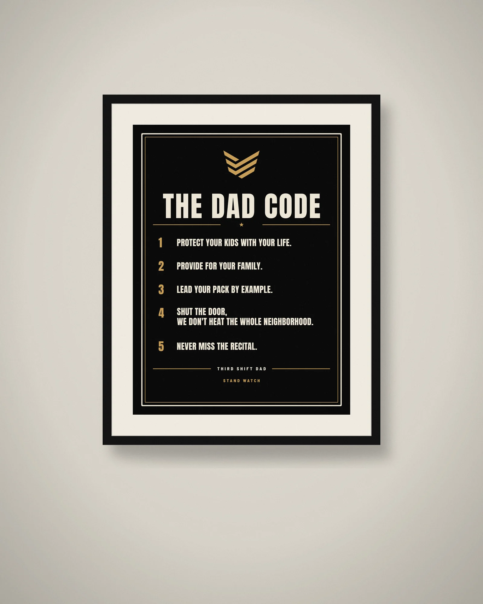 The Dad Code Poster