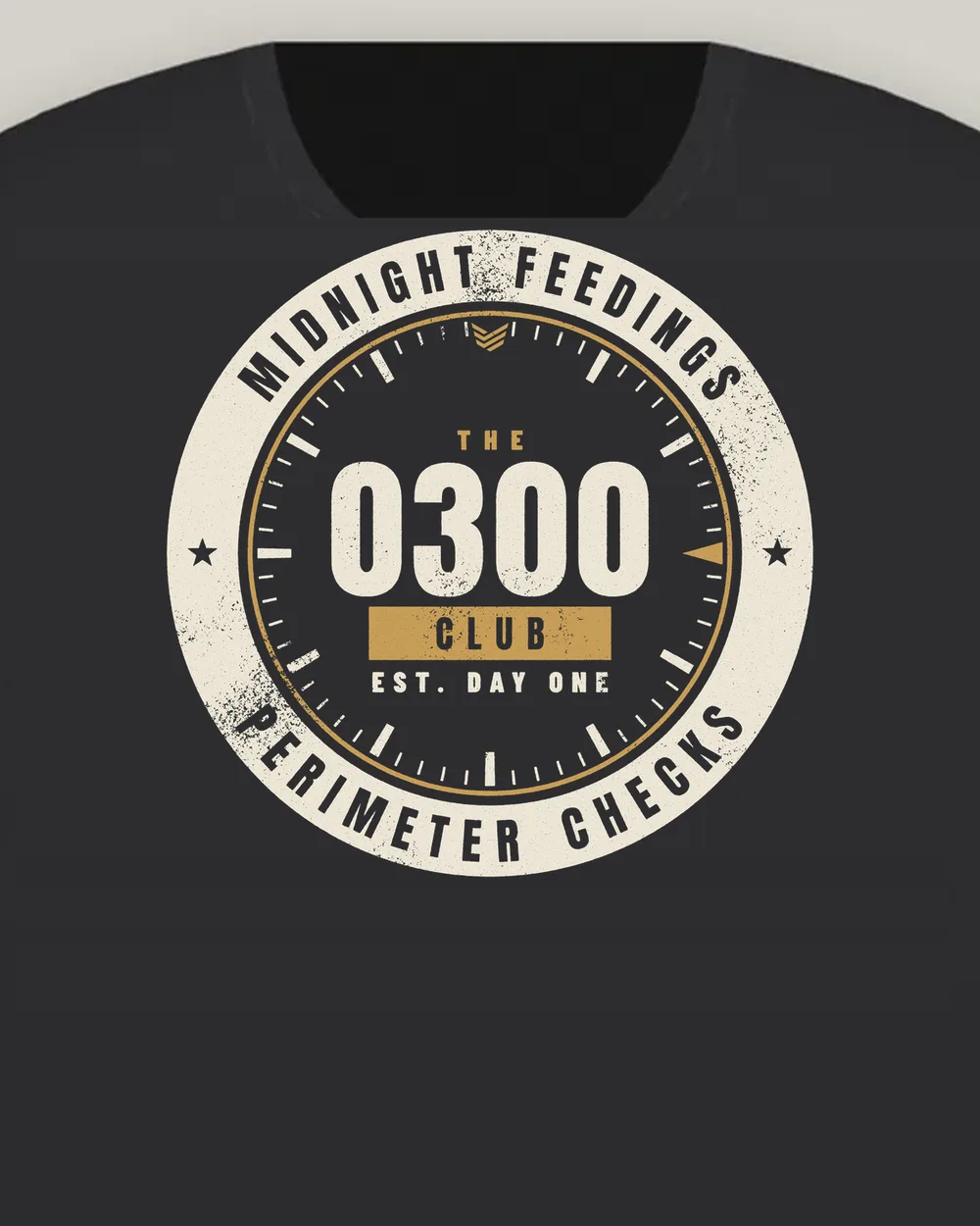 0300 Club Tee, Charcoal, view 4