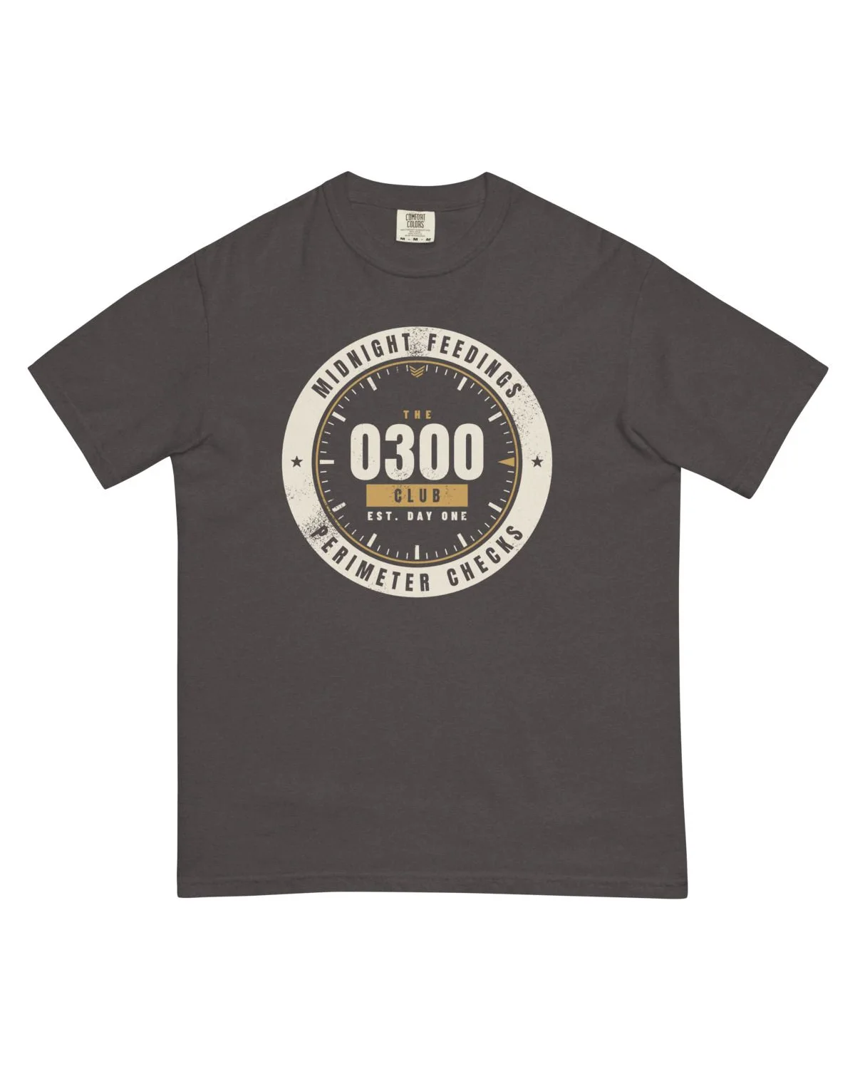0300 Club Tee, Charcoal, view 2