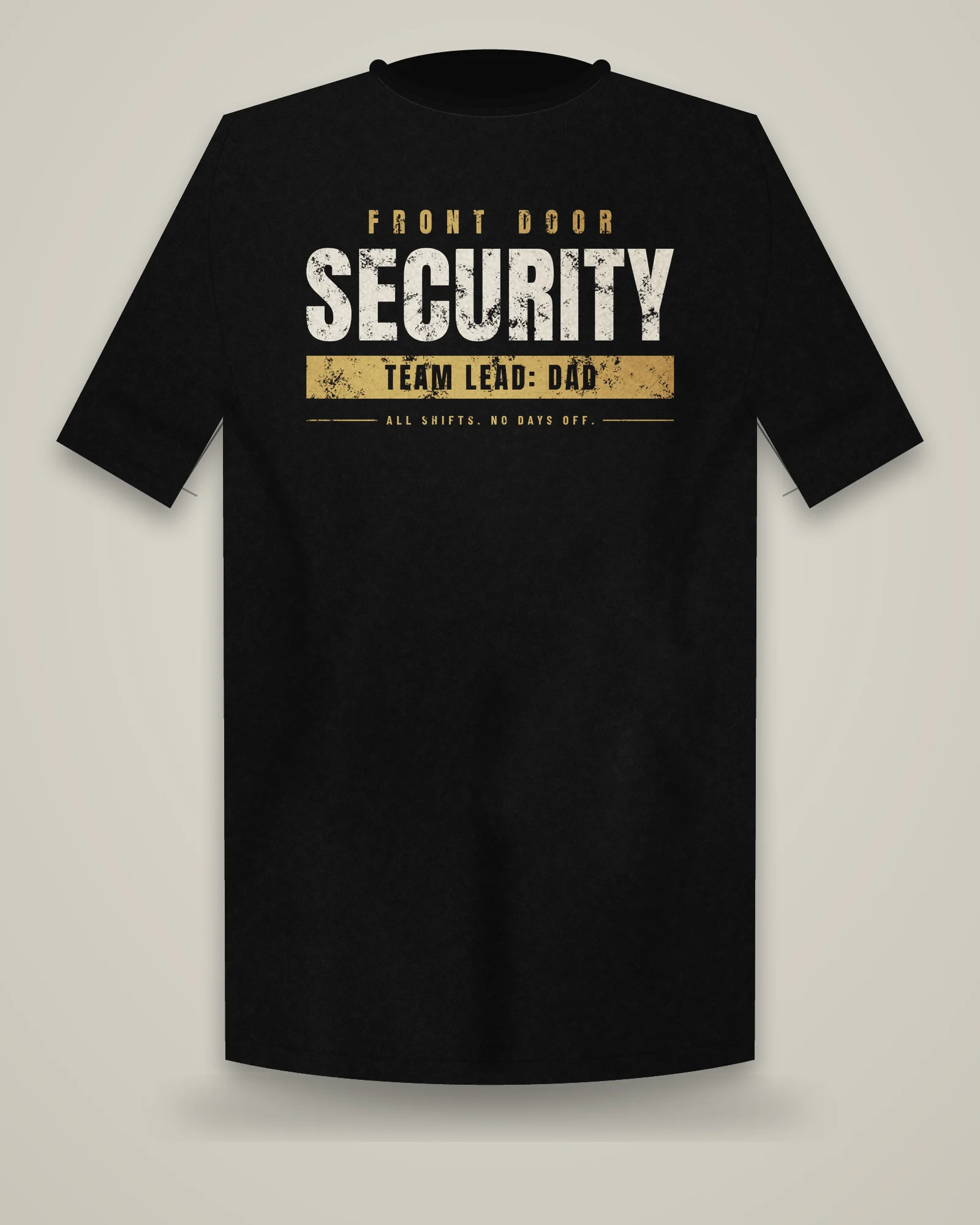 Front Door Security Tee, Black, view 6