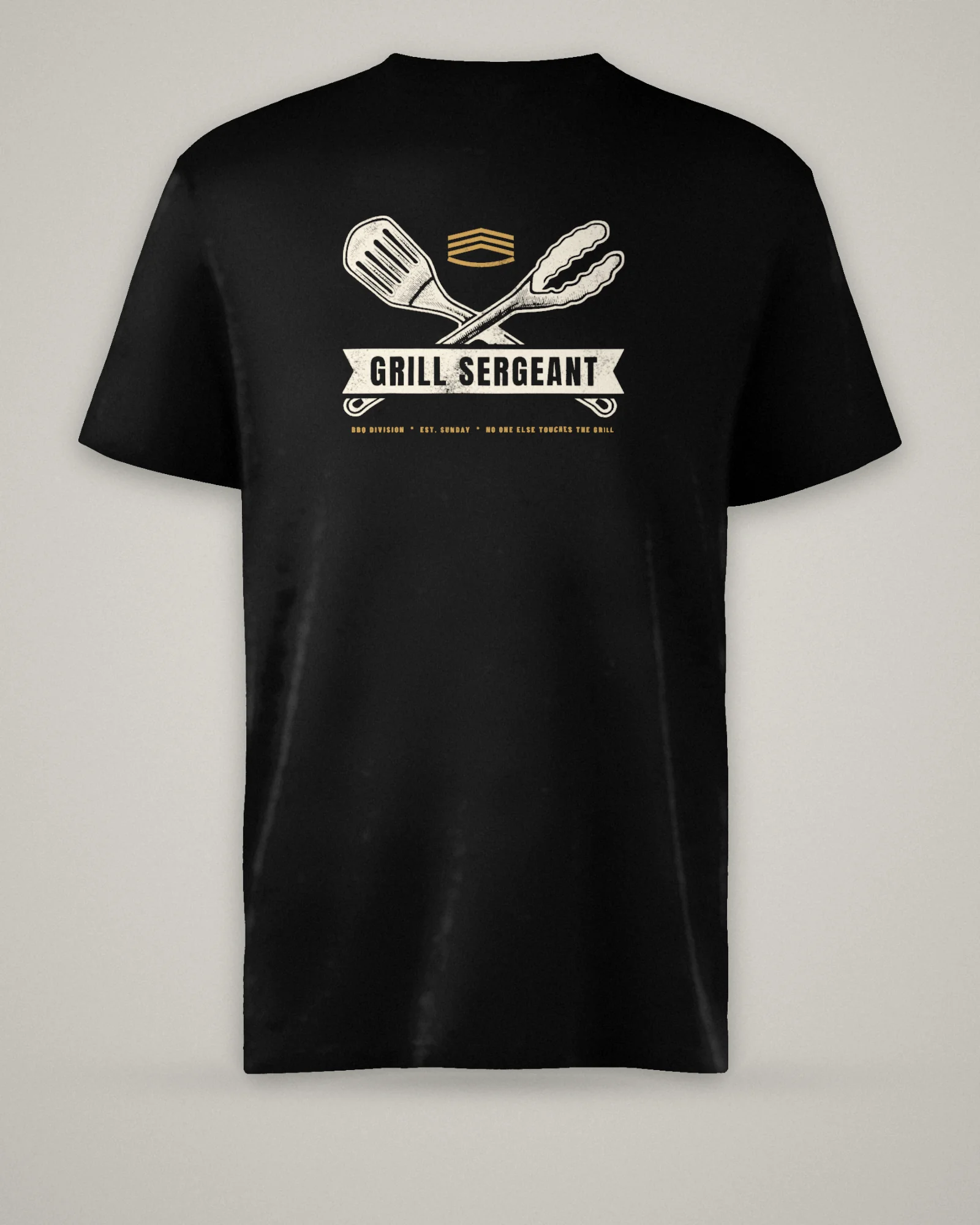 Grill Sergeant Tee, Black, view 4