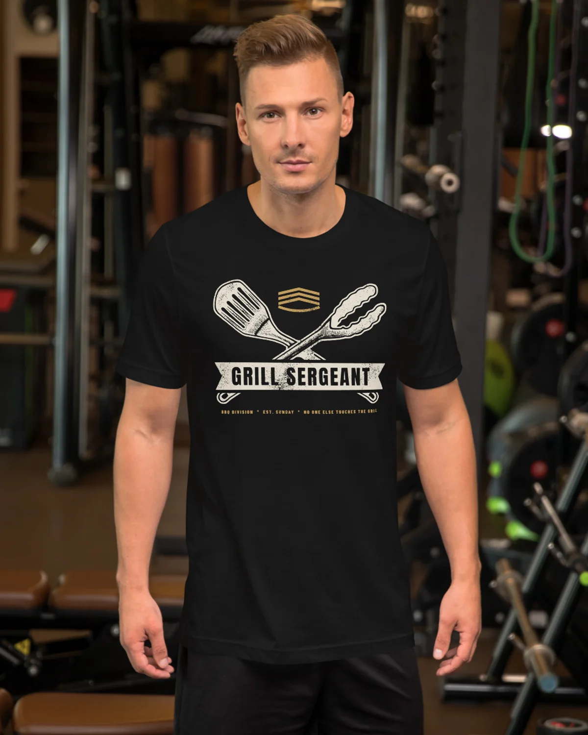 Grill Sergeant Tee, Black, view 2