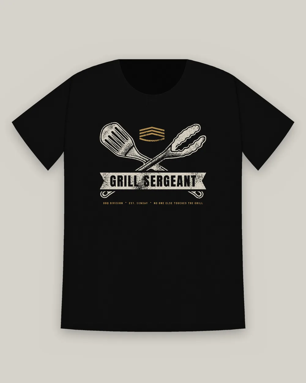Grill Sergeant Tee, Black, view 5