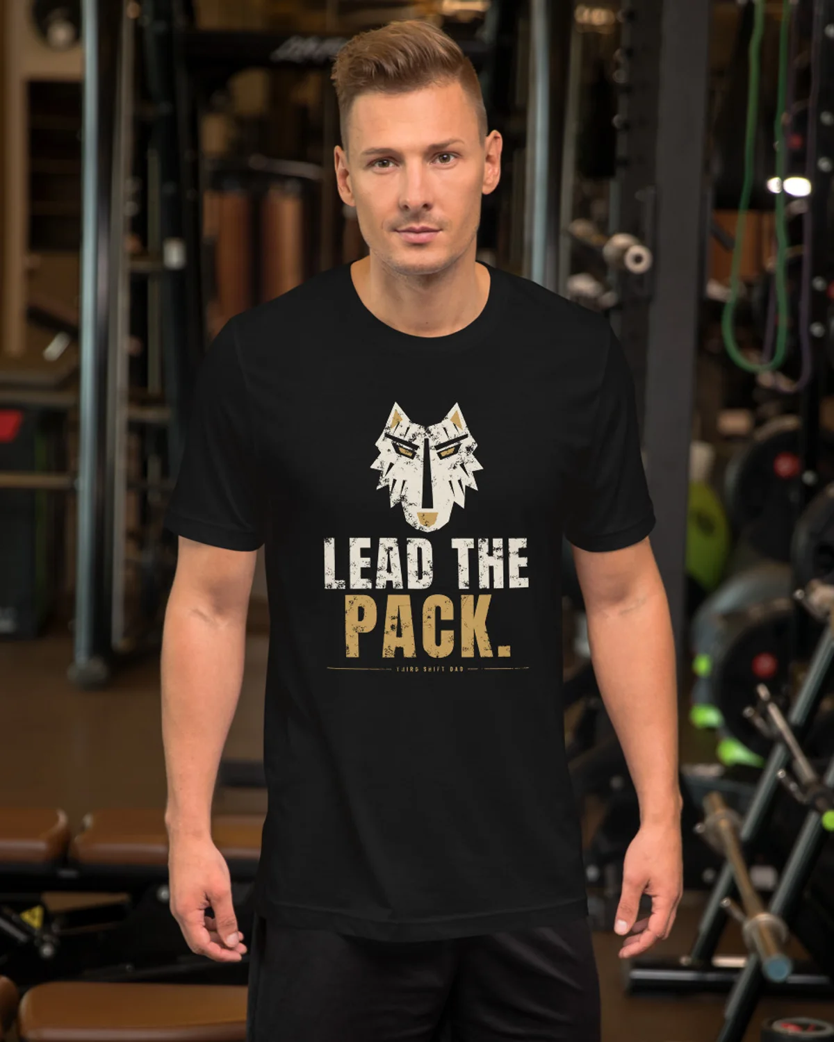 Lead The Pack Tee, Black, view 2