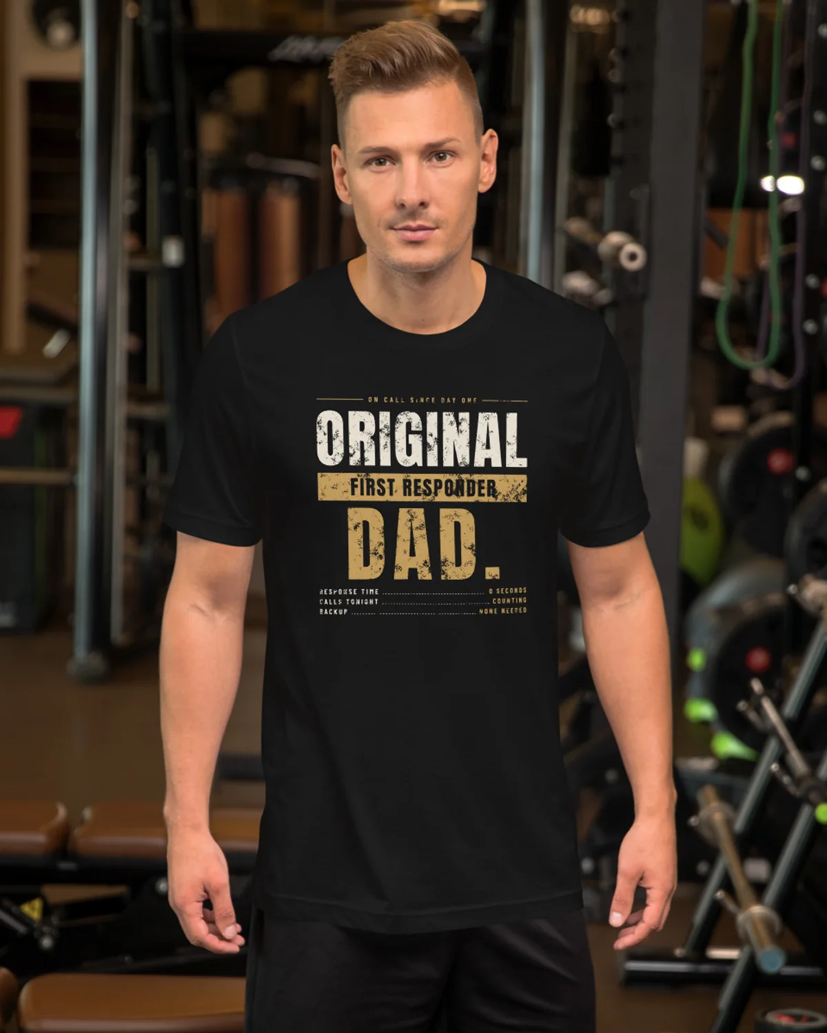 Original First Responder Tee, Black, view 2