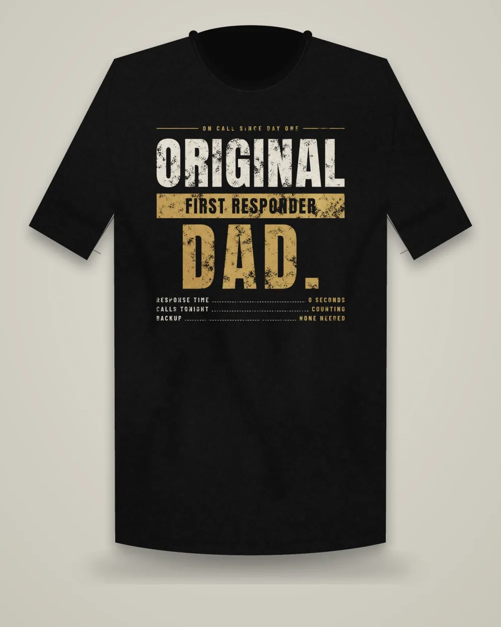 Original First Responder Tee, Black, view 4