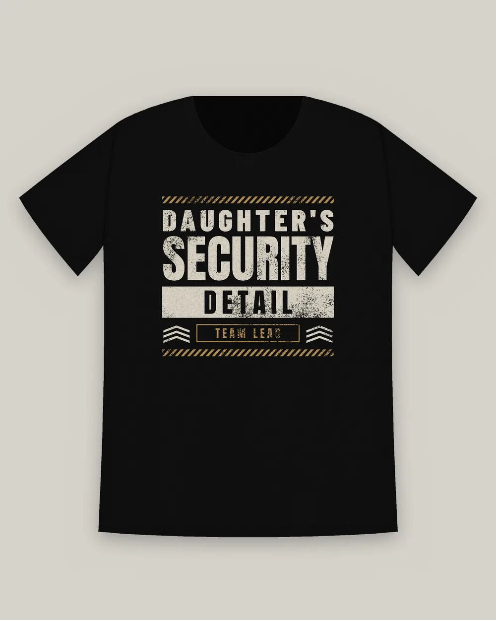 Daughter's Security Detail Tee, Black, view 5