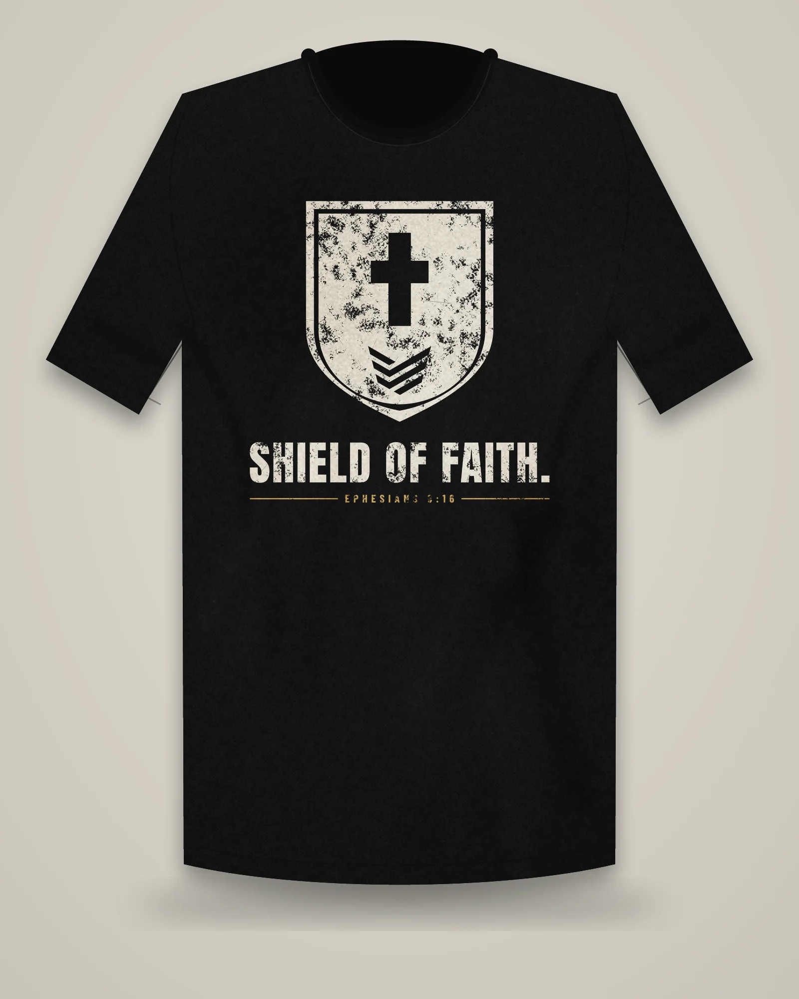 Shield Of Faith Tee, Black
