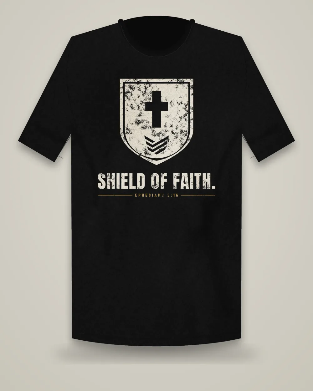 Shield Of Faith Tee, Black, view 2