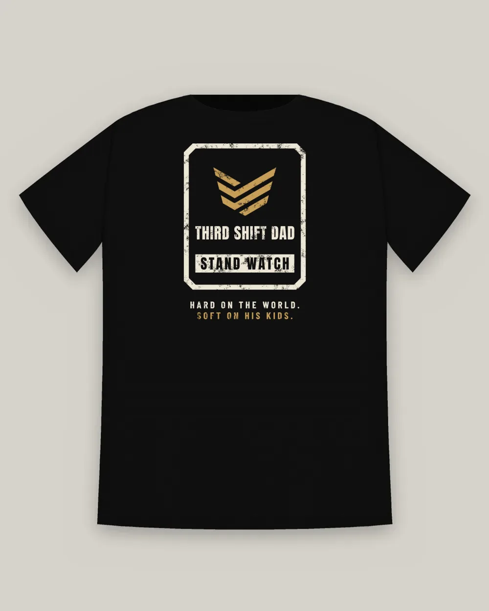 Stand Watch Tee, Black, view 5
