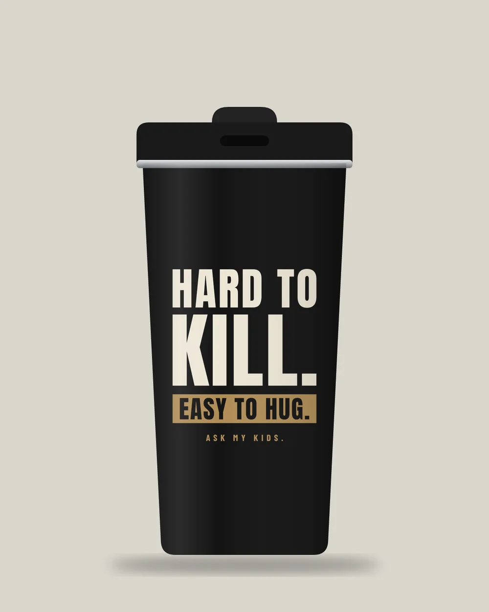 Hard to Kill Tumbler, Black, view 4
