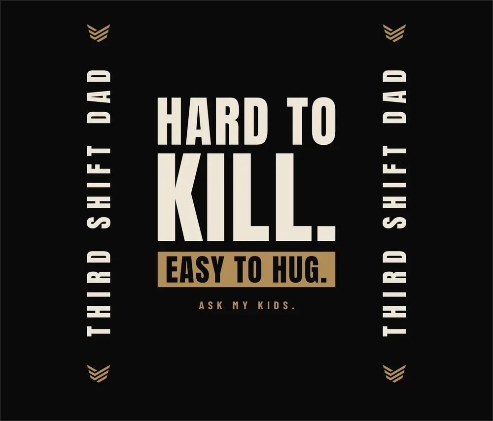 Hard to Kill Tumbler, Black, view 5